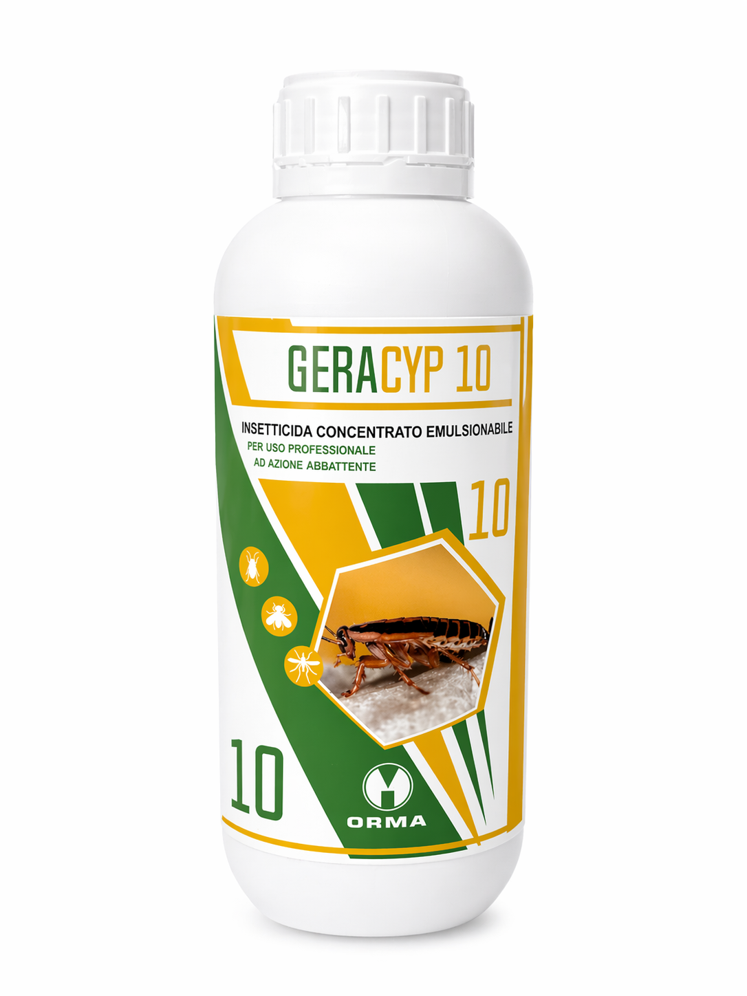 Geracyp 10 insetticida blatte uso professionale