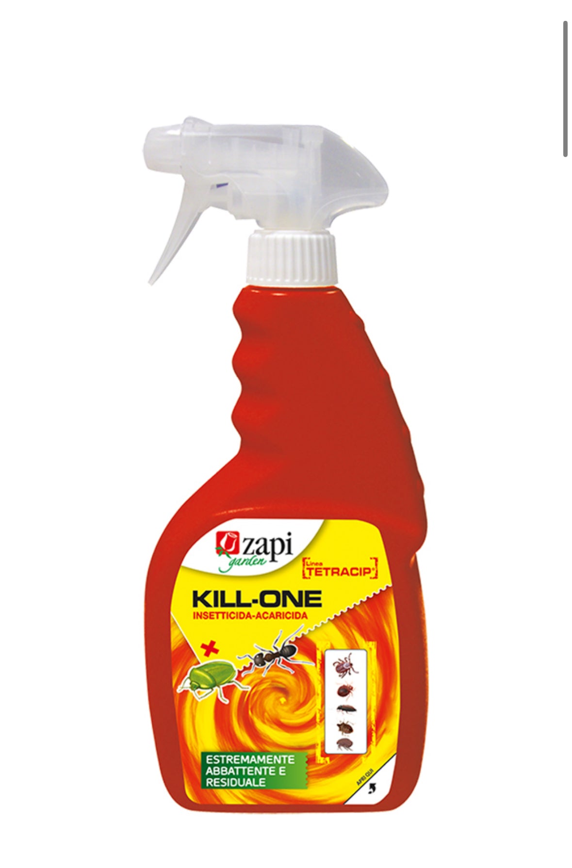 Tetracip KILL-ONE
INSETTICIDA-ACARICIDA MULTINSETTO 500ML