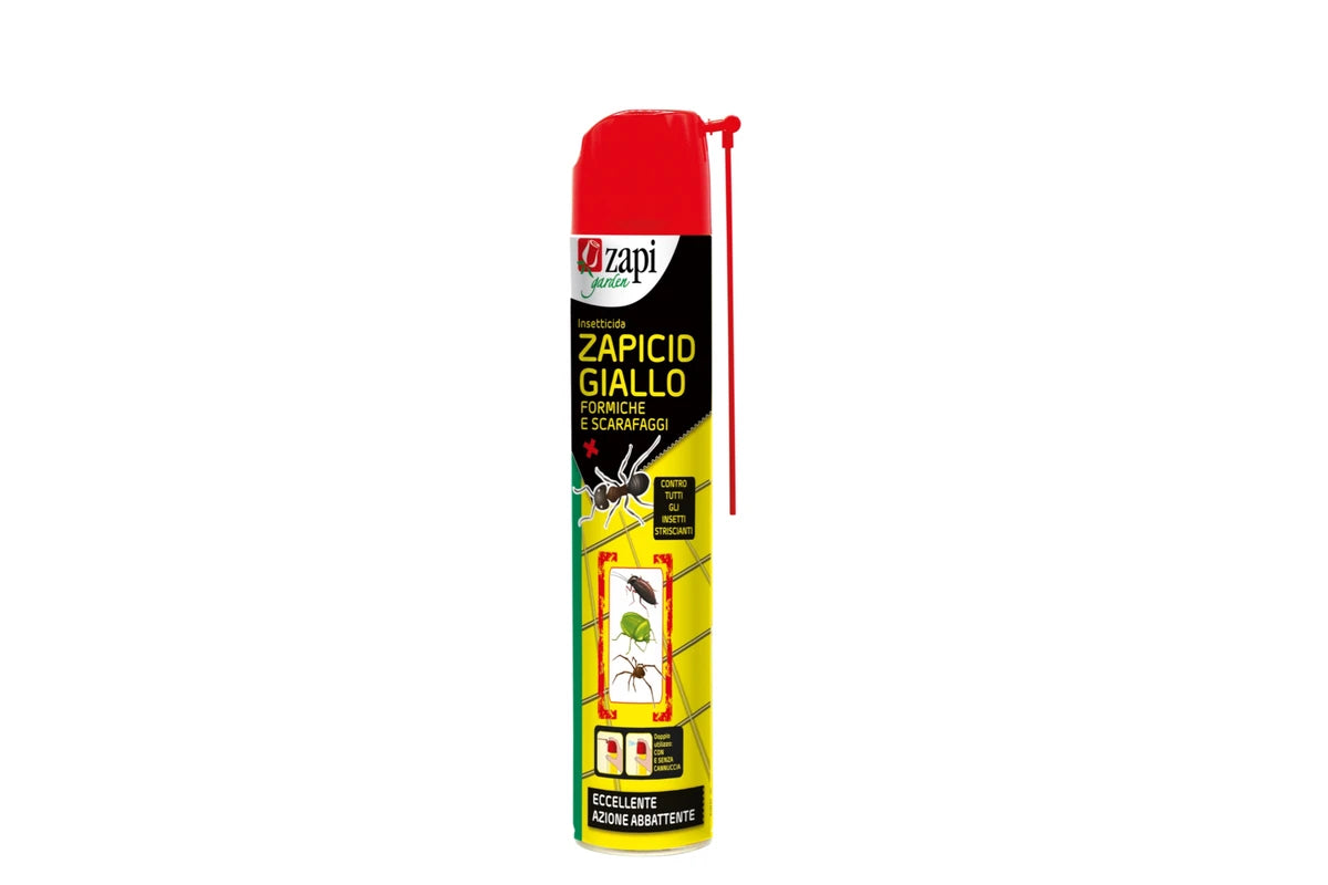 ZAPICID GIALLO
SPRAY CONTRO FORMICHE E SCARAFAGGI
