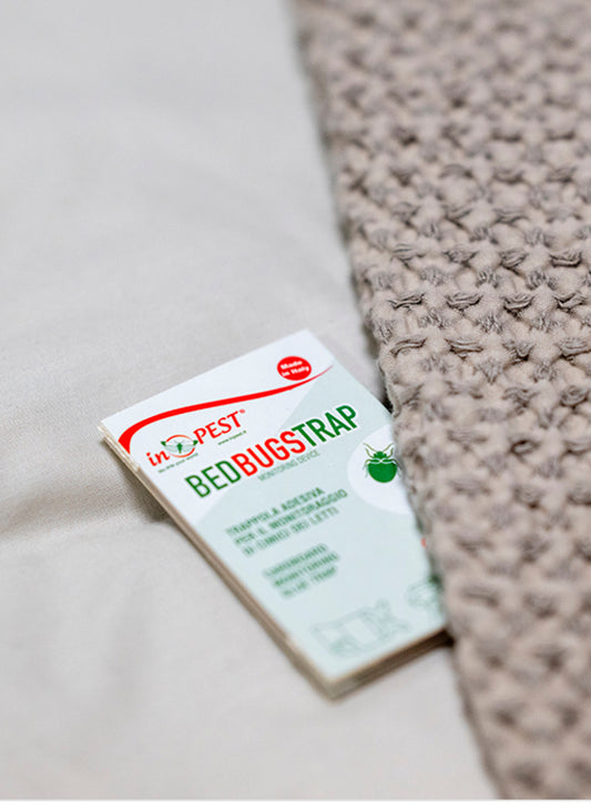 BED BUGS TRAP Trappola adesiva per il monitoraggio della cimice dei letti confezione 10 trappole