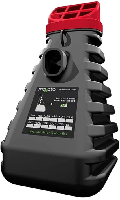 Mosquito trap progettata appositamente per ricreare un ambiente di coltura per le zanzare il più attrattivo possibile e bloccarne lo sviluppo della popolazione.