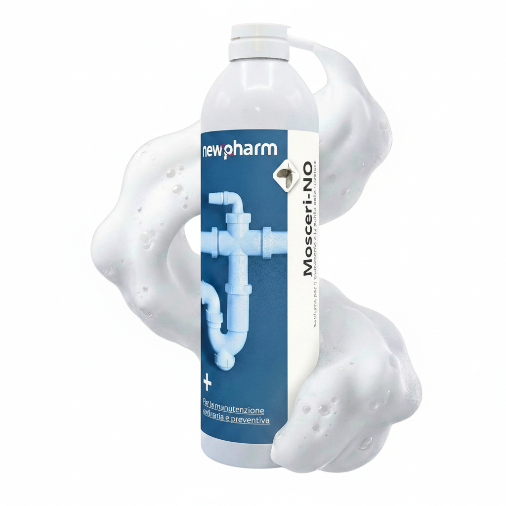 SCHIUMA ATTIVA DALLA GRADEVOLE PROFUMAZIONE PER IL TRATTAMENTO E LA PULIZIA DELLE TUBATURE