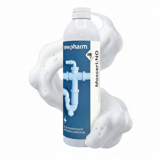 SCHIUMA ATTIVA DALLA GRADEVOLE PROFUMAZIONE PER IL TRATTAMENTO E LA PULIZIA DELLE TUBATURE