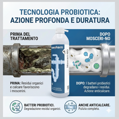 SCHIUMA ATTIVA DALLA GRADEVOLE PROFUMAZIONE PER IL TRATTAMENTO E LA PULIZIA DELLE TUBATURE