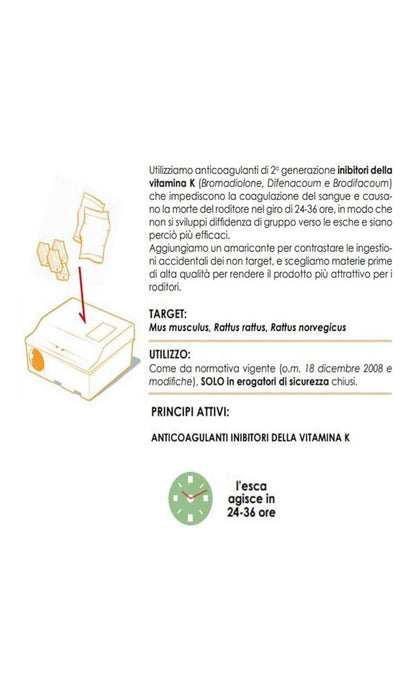 Tiger 25 Pasta veleno per topi 150g X 2 pacco doppio