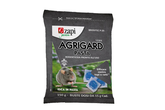 AGRIGARD PASTA
RODENTICIDA IN PASTA PRONTA ALL’USO