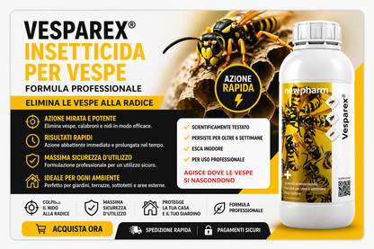 Vesparex insetticida concentrato 200Ml azione immediata
