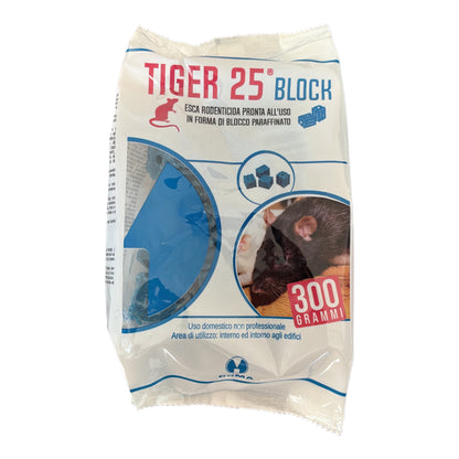 Tiger 25 Block veleno topi 300g